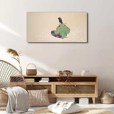 Canvas schilderij De charme van de Japanse traditie