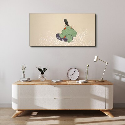 Canvas schilderij De charme van de Japanse traditie