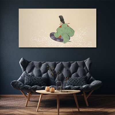 Canvas schilderij De charme van de Japanse traditie