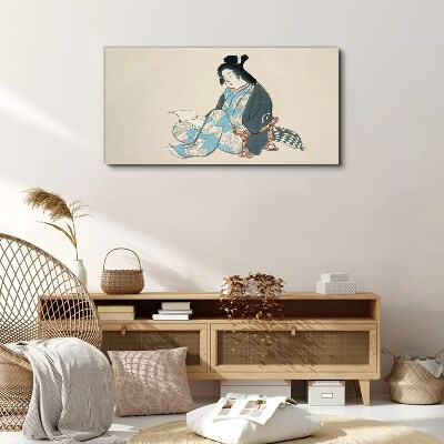 Canvas schilderij Stilte en reflectie