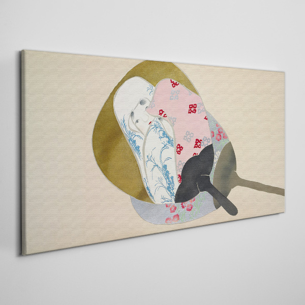 Canvas schilderij Abstracte harmonie van vormen en kleuren