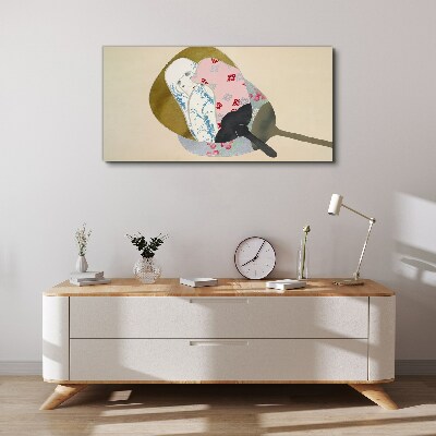 Canvas schilderij Abstracte harmonie van vormen en kleuren