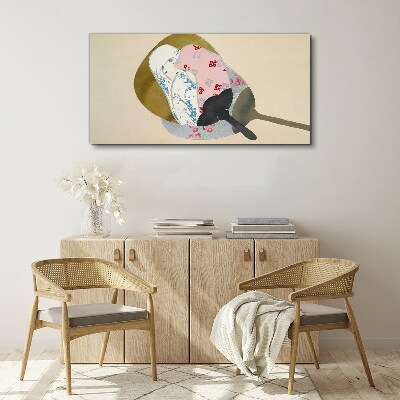 Canvas schilderij Abstracte harmonie van vormen en kleuren