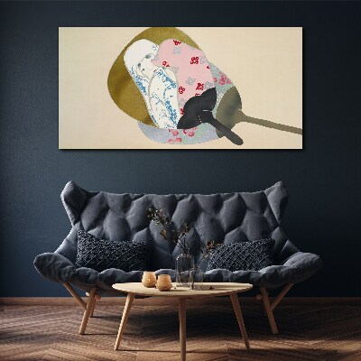 Canvas schilderij Abstracte harmonie van vormen en kleuren