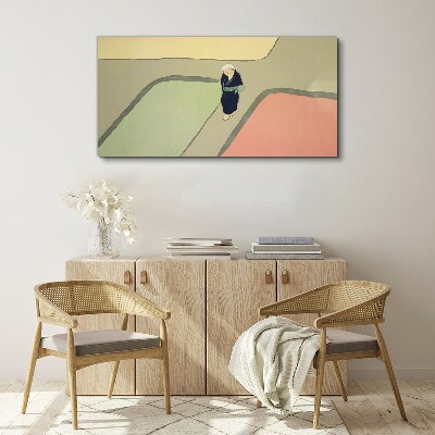 Foto op canvas Een wandeling door het kleurrijke kruispunt