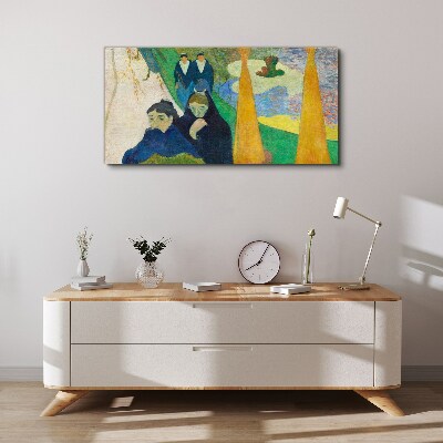 Foto op canvas Verdriet en reflectie in het landschap