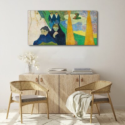 Foto op canvas Verdriet en reflectie in het landschap