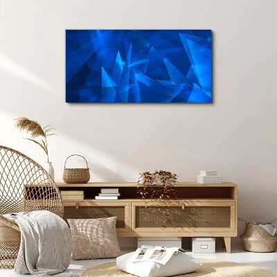 Canvas schilderij De lucht is in tinten blauw