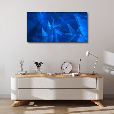 Canvas schilderij De lucht is in tinten blauw