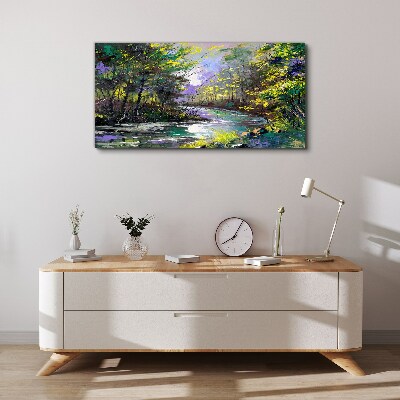 Foto op canvas Groene oase van vrede