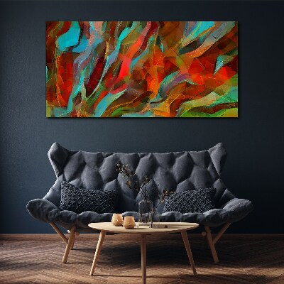 Foto op canvas Kleuren van de natuur in abstractie