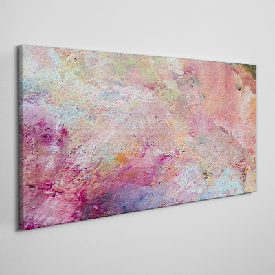 Foto op canvas Abstract landschap in pastelkleuren