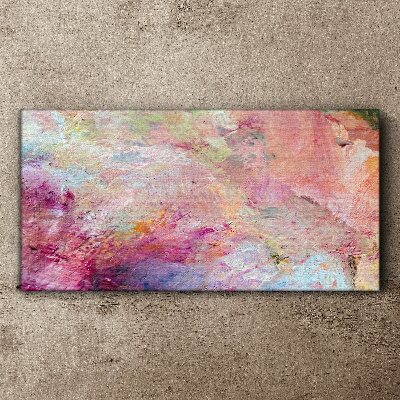 Foto op canvas Abstract landschap in pastelkleuren
