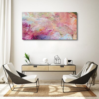 Foto op canvas Abstract landschap in pastelkleuren