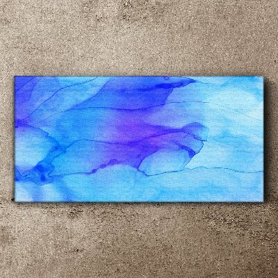 Foto op canvas Golven van blauwe tinten