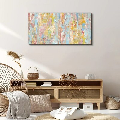 Foto op canvas Pastelreflecties in glas