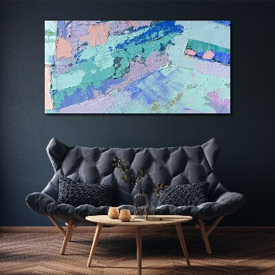 Foto op canvas Abstracte landschappen in pastelkleuren