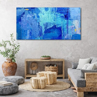 Canvas schilderij De lucht is in tinten blauw