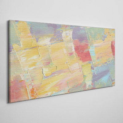 Canvas schilderij Pastelabstracties in beweging