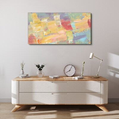 Canvas schilderij Pastelabstracties in beweging