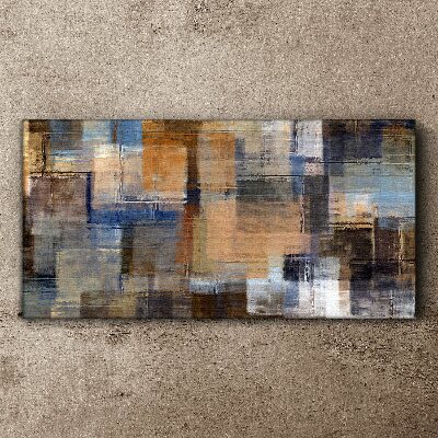 Foto op canvas Abstracte kleurencompositie