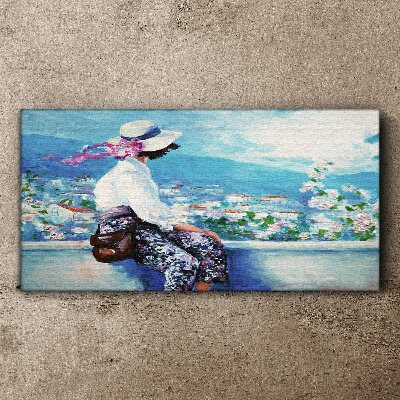 Schilderij op doek Dromen van een zomermorgen