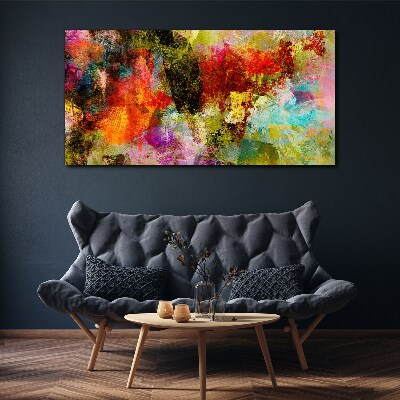 Foto op canvas De kleurrijke chaos van abstractie