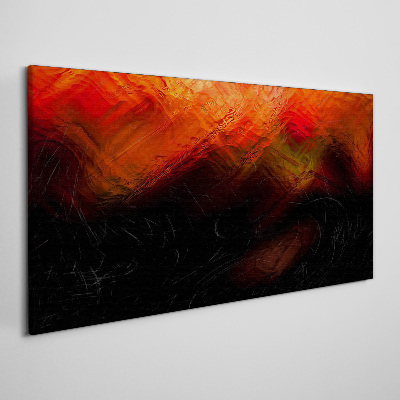 Schilderij op doek Zonsondergang in brand