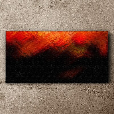 Schilderij op doek Zonsondergang in brand