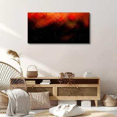 Schilderij op doek Zonsondergang in brand