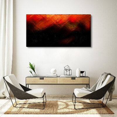 Schilderij op doek Zonsondergang in brand