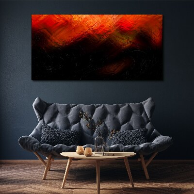 Schilderij op doek Zonsondergang in brand