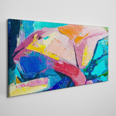 Foto op canvas Kleuren in beweging