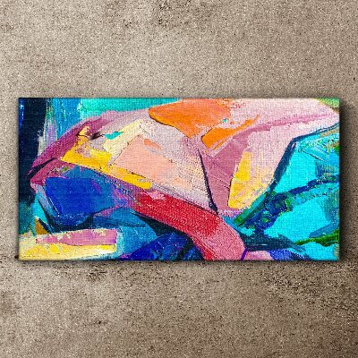 Foto op canvas Kleuren in beweging