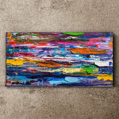 Foto op canvas Kleurrijk abstract landschap