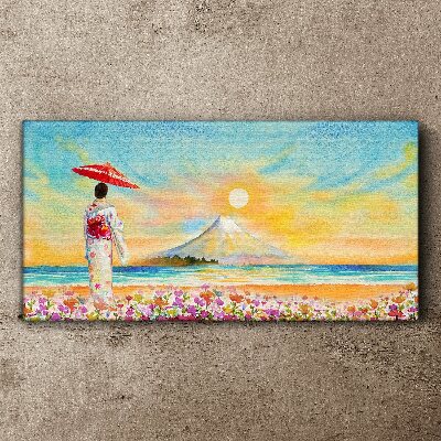 Foto op canvas Een rustige ochtend aan zee