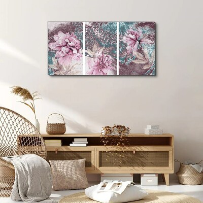 Foto op canvas Een bloemendroom in pasteltinten