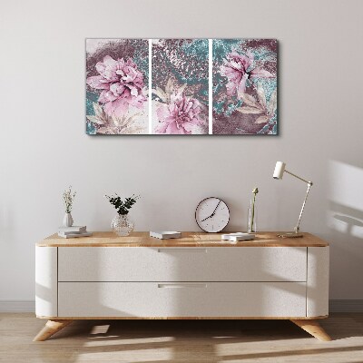 Foto op canvas Een bloemendroom in pasteltinten