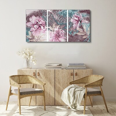 Foto op canvas Een bloemendroom in pasteltinten