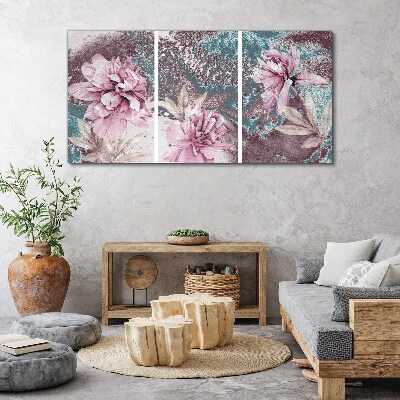 Foto op canvas Een bloemendroom in pasteltinten