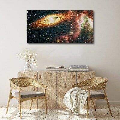 Foto op canvas Kosmische galactische vortex