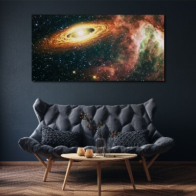 Foto op canvas Kosmische galactische vortex