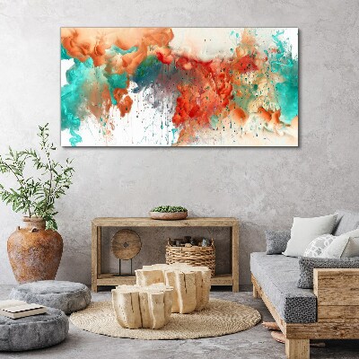 Canvas schilderij Kleurrijke emotionele turbulentie