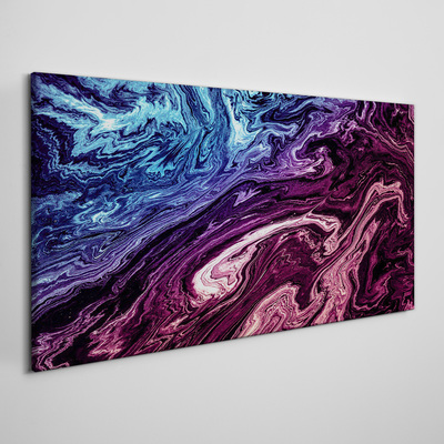 Foto op canvas Een kosmische werveling van kleuren