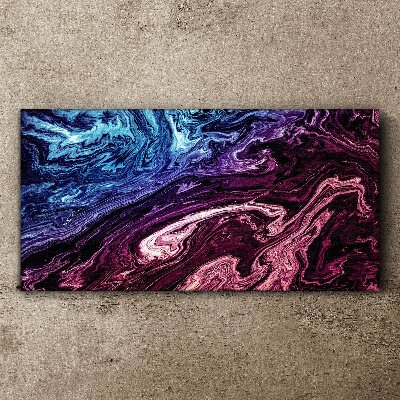 Foto op canvas Een kosmische werveling van kleuren