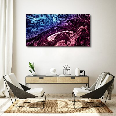 Foto op canvas Een kosmische werveling van kleuren