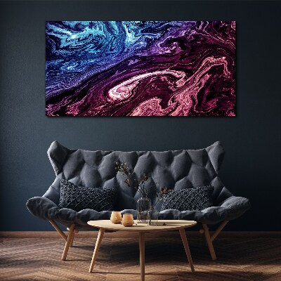 Foto op canvas Een kosmische werveling van kleuren