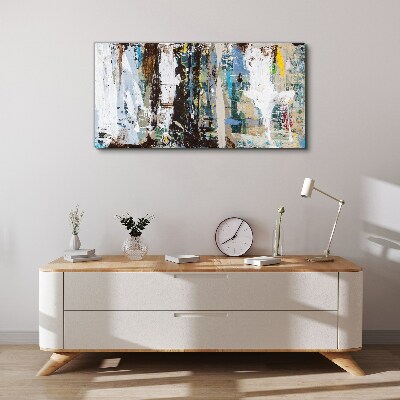 Foto op canvas Abstract mozaïek van kleuren