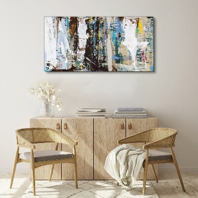 Foto op canvas Abstract mozaïek van kleuren