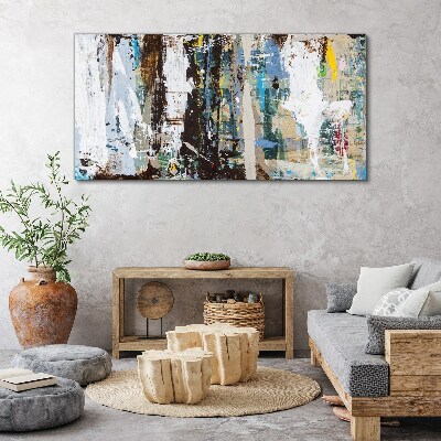 Foto op canvas Abstract mozaïek van kleuren